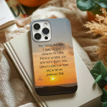 Case-Mate iPhone Case Inspirationnelle Bible Verse Jérémie 29:11 Chrétie<br><div class="desc">Car je connais les plans que j'ai pour vous, déclare le Seigneur. Des plans pour vous prospérer et non pour vous nuire, des plans pour vous donner de l'espoir et un avenir. Jérémie 29:11 verset de la bible sur un beau cadeau de photographie de lever de soleil océanique avec votre...</div>