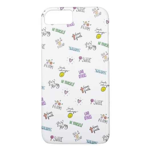 Coques Case-Mate iPhone Inspirations Iphone de griffonnage 8/7 cas (Dos)