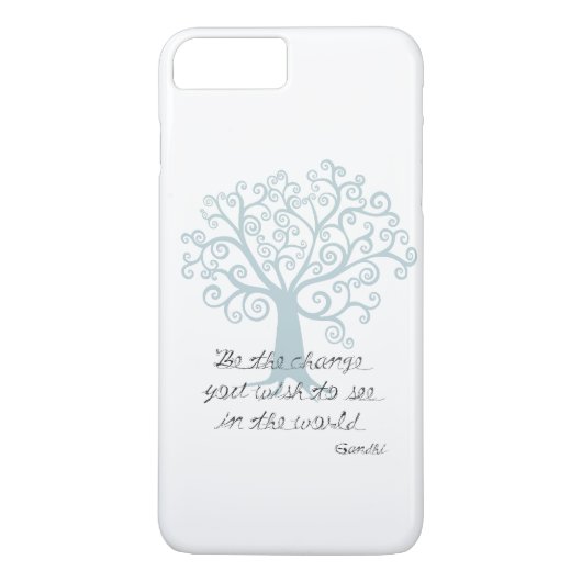Coques Case-Mate iPhone Inspiré soyez l'arbre de changement (Dos)
