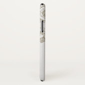 Coques Case-Mate iPhone Instructeur de méditation Yoga Gold Mandala Fleurs (Dos/Droite)