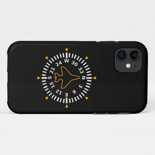 Coques Case-Mate iPhone Instrument de vol Compteur d'aéronef (Dos (Horizontal))