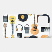 Coques Case-Mate iPhone Instruments de musique : aquarelle transparente (Verso (horizontal))