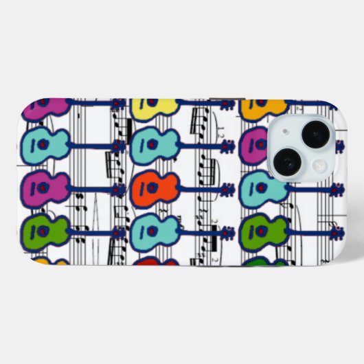 Coques Case-Mate iPhone Instruments de musique et notes (Verso (horizontal))