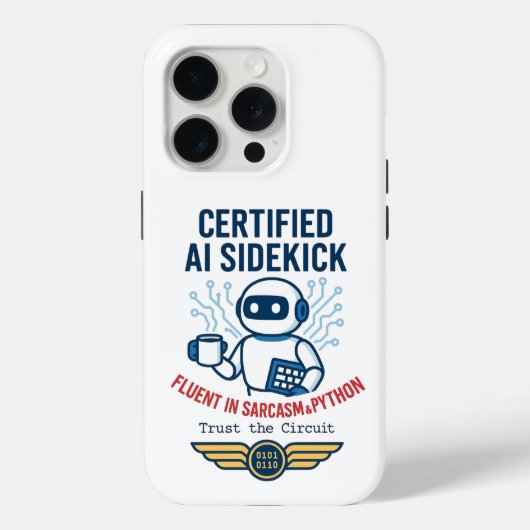 Coques Case-Mate iPhone Intelligence Artificielle Sidekick Drôle Design (Verso)