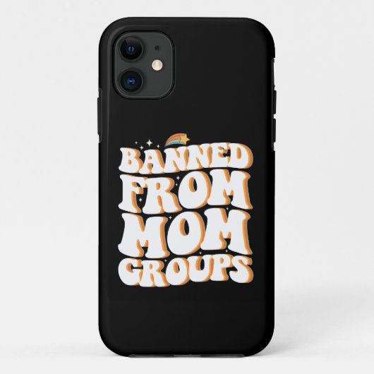 Coques Case-Mate iPhone Interdit de Maman Groupes Drôle Fête des Mères Sup (Dos)