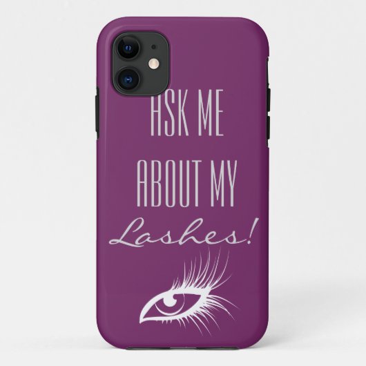 Coques Case-Mate iPhone Interrogez-moi au sujet de mes mèches (Dos)