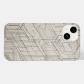 Coques Case-Mate iPhone Intersecter les rectangles (Verso (horizontal))