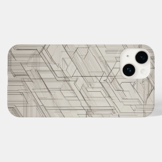Coques Case-Mate iPhone Intersecter les rectangles (Verso (horizontal))