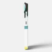Coques Case-Mate iPhone Interverrouillage des cercles jaunes et bleus (Verso / Gauche)