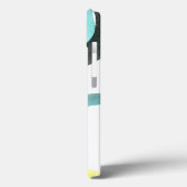 Coques Case-Mate iPhone Interverrouillage des cercles jaunes et bleus (Verso / Gauche)