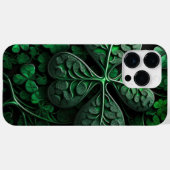 COQUES Case-Mate iPhone INTRIQUER LES SHAMROCKS IRLANDAIS VERTS SOMBRES (Verso (horizontal))
