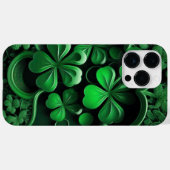 COQUES Case-Mate iPhone INTRIQUER LES SHAMROCKS IRLANDAIS VERTS SOMBRES (Verso (horizontal))