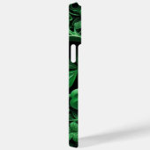 COQUES Case-Mate iPhone INTRIQUER LES SHAMROCKS IRLANDAIS VERTS SOMBRES (Verso / Droite)