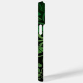 COQUES Case-Mate iPhone INTRIQUER LES SHAMROCKS IRLANDAIS VERTS SOMBRES (Verso / Droite)