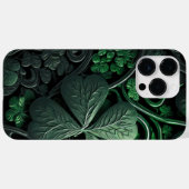 COQUES Case-Mate iPhone INTRIQUER LES SHAMROCKS IRLANDAIS VERTS SOMBRES (Verso (horizontal))