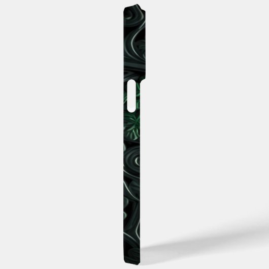 COQUES Case-Mate iPhone INTRIQUER LES SHAMROCKS IRLANDAIS VERTS SOMBRES (Verso / Droite)