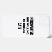 Coques Case-Mate iPhone Introverted, mais les chats sont une exception - C (Verso (horizontal))