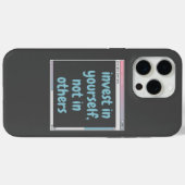 Coques Case-Mate iPhone investir en soi, pas dans les autres (Verso (horizontal))