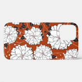 Coques Case-Mate iPhone Invitation florale : Mariage Abstrait (Verso (horizontal))