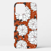 Coques Case-Mate iPhone Invitation florale : Mariage Abstrait (Verso)