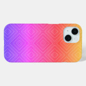 Coques Case-Mate iPhone Ipanema Arc-en-ciel Hypnotique Diamant Moderne Pop (Verso (horizontal))