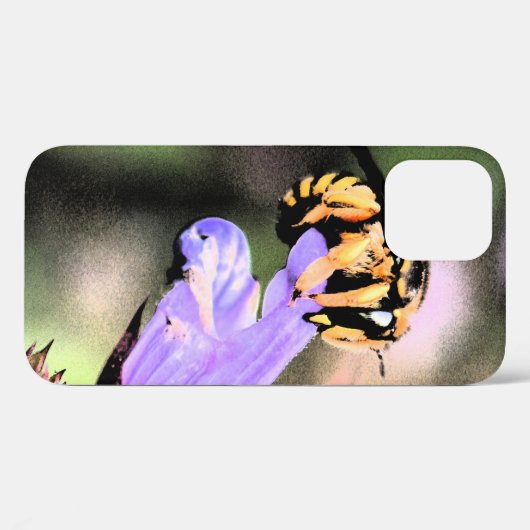 Coques Case-Mate iPhone Iphcna abeille et fleur (Verso (horizontal))