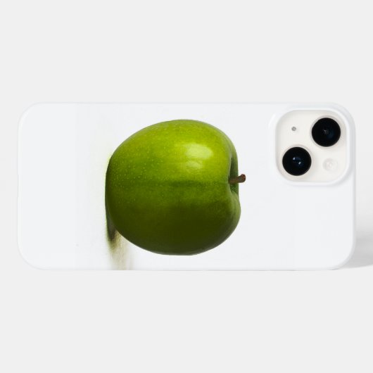 Coques Case-Mate iPhone Iphcna Pomme verte (Verso (horizontal))