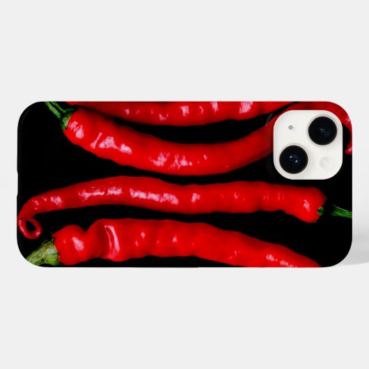 Coques Case-Mate iPhone Iphcna Quatre Chilies Rouges (Verso (horizontal))