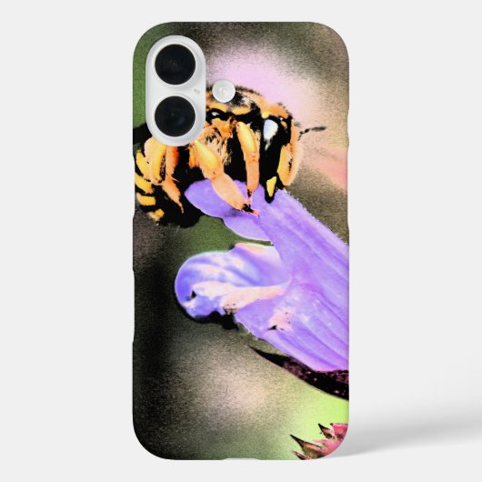 Coques Case-Mate iPhone Iphcnm d'abeille et de fleur (Verso)