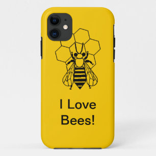 Etui iPhone Case-Mate iPhone5 CM/BT - J'aime des abeilles !