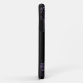 Coques Case-Mate iPhone iPhone5 floral esquissé noir et pourpre Girly (Dos/Droite)