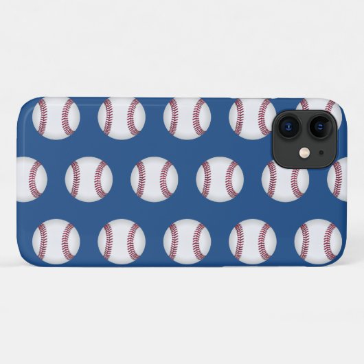 Coques Case-Mate iPhone iPhone 11 Coque-Baseballs (Dos (Horizontal))