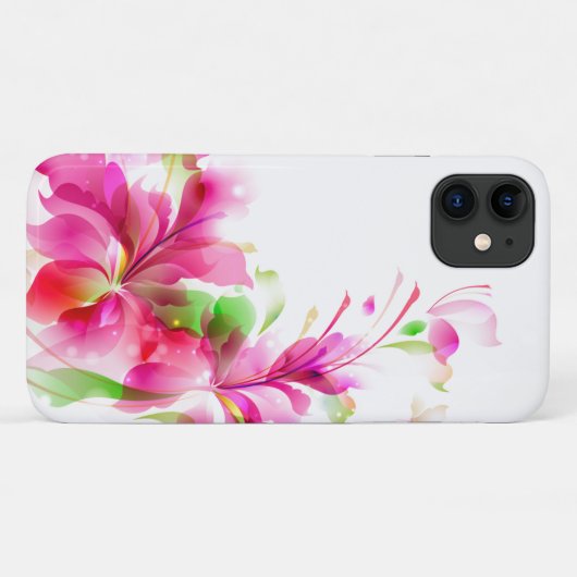 Coques Case-Mate iPhone iPhone 11 Coque-Tropical Floral (Dos (Horizontal))