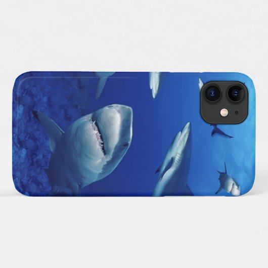 Coques Case-Mate iPhone iPhone 11 Coques-requins (Dos (Horizontal))