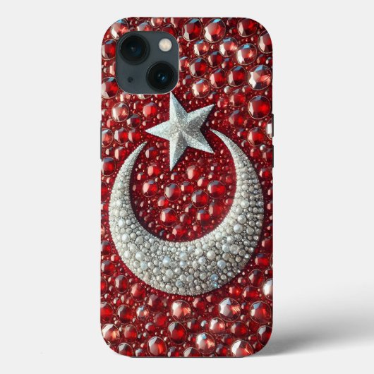 Coques Case-Mate iPhone iPhone 13 Coque-Mate avec couleurs turques (Verso)