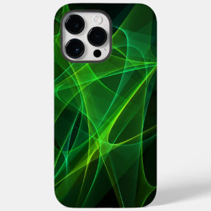 iphone 14 abstraits coques noir vert max pro