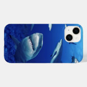 Coques Case-Mate iPhone iPhone 14 Coques-requins (Verso (horizontal))