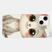Coques Case-Mate iPhone iPhone 14 Coques (un chat mignon) (Verso (horizontal))