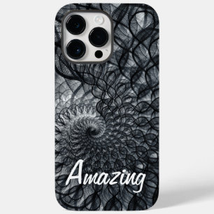 iPhone 14 Pro Max Noir Abstrait Coques arrière