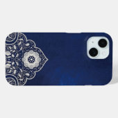 Coques Case-Mate iPhone Iphone 15 case Blue elegant Turkish Design (Verso (horizontal))