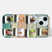 Coques Case-Mate iPhone iPhone 15 Personnalisé 7 Photo Collage (Verso (horizontal))