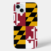Coques Case-Mate iPhone iPhone 15 Plus Coque-Mate, drapeau du Maryland (Verso)