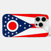 Coques Case-Mate iPhone iPhone 15 Pro Coque-Mate, drapeau de l'État de l'O (Verso (horizontal))