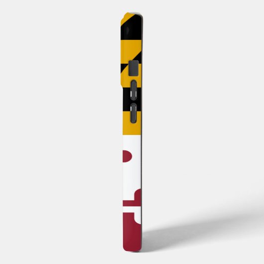 Coques Case-Mate iPhone iPhone 15 Pro Coque-Mate, drapeau du Maryland (Verso / Gauche)