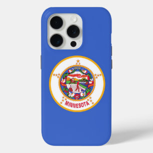 Coque iPhone 15 Pro iPhone 15 Pro Coque-Mate, drapeau du Minnesota