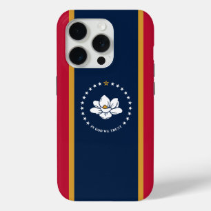 Coque iPhone 15 Pro iPhone 15 Pro Coque-Mate, drapeau du Mississippi