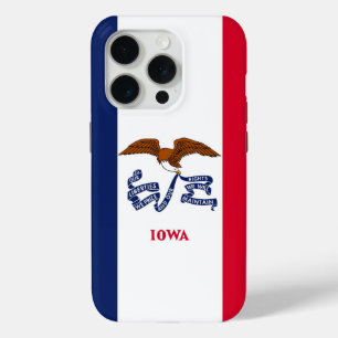 Coque iPhone 15 Pro iPhone 15 Pro Coque-Mate, drapeau Iowa