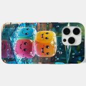 Coques Case-Mate iPhone iPhone 15 pro max majuscules de sourire (Verso (horizontal))