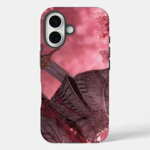 Coques iPhone 16 iPhone 16 Anime Armure de Chevalier Fleurir Fantas