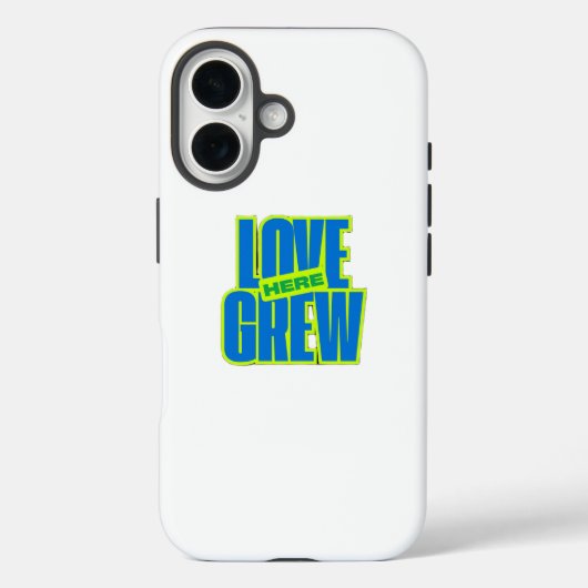 Coques Case-Mate iPhone iPhone 16 Case ( love grew here) (Verso)